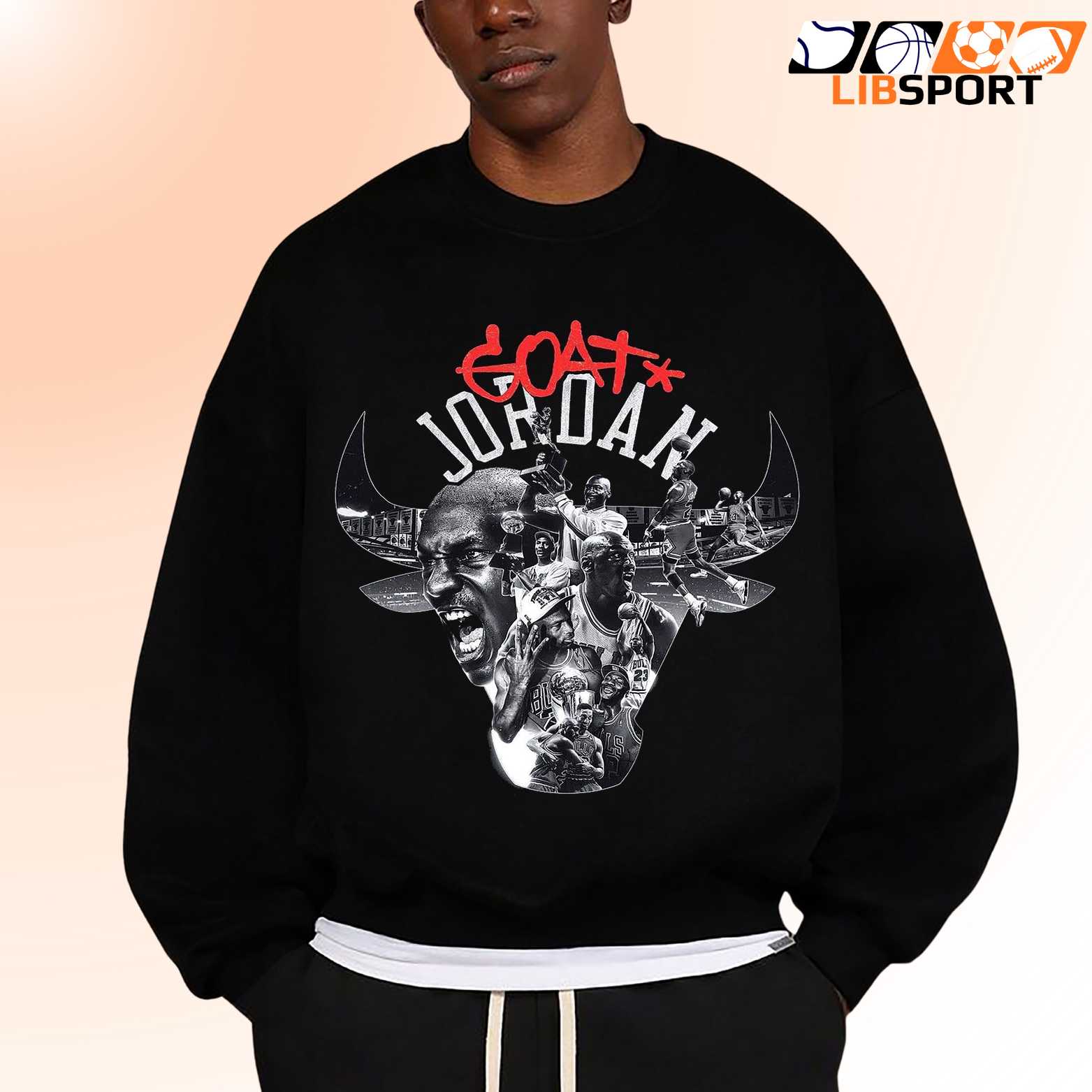 Michael Jordan Shirt, Chicago Bulls Streetwear Nba Tee, Goat Legend T Shirt